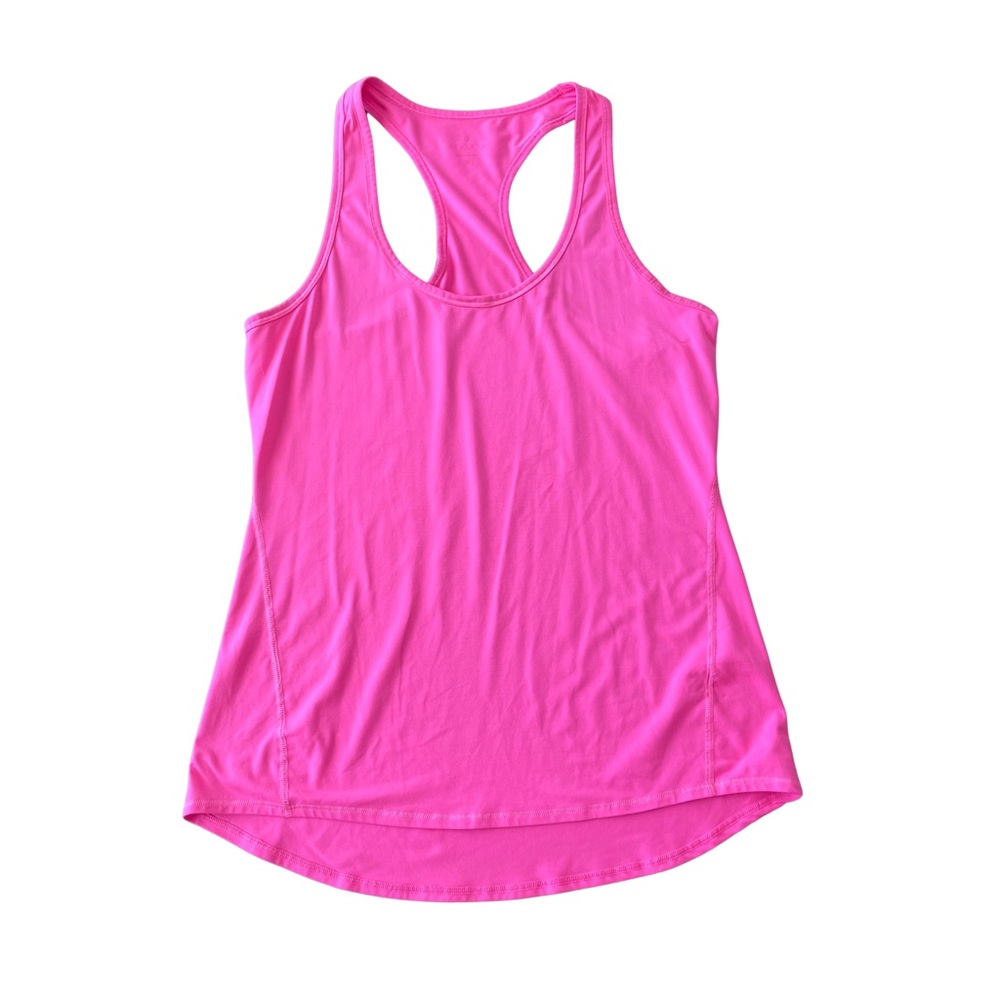 Athleta Tank, Neon Pink Razorback, Medium